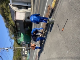 町内会の溝そうじ。